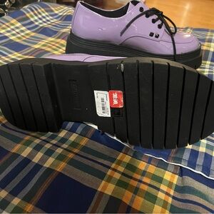 Stylish Purple Platform Women's Shoes 7.5